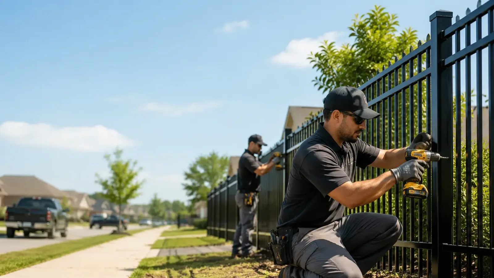 Metal Fence Installation in Vanderbilt, PA